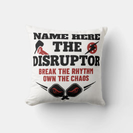 Pickleball Personalized Name The Disruptor Towel Kudde