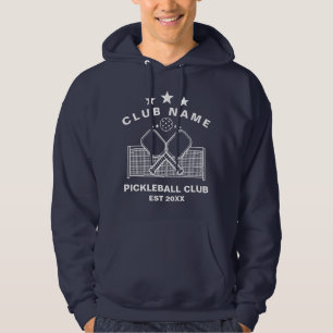 Pickleball Personlig Klubbnamn Hoodie