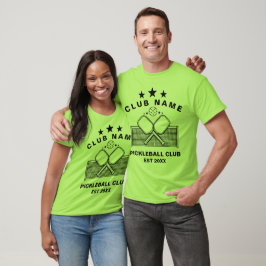Pickleball Personlig Klubbnamn T Shirt
