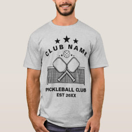 Pickleball Personlig Klubbnamn T Shirt
