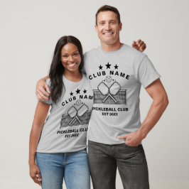 Pickleball Personlig Klubbnamn T Shirt