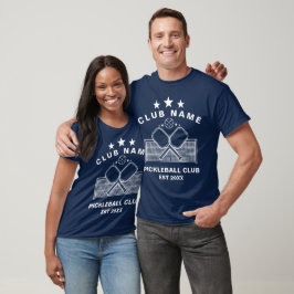 Pickleball Personlig Klubbnamn T Shirt