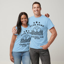 Pickleball Personlig Klubbnamn T Shirt