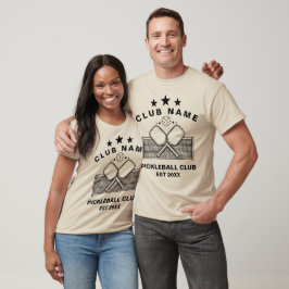Pickleball Personlig Klubbnamn T Shirt