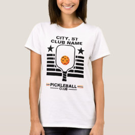 Pickleball Personlig Namn Pickleball T Shirt