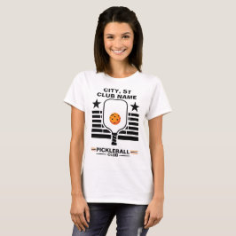 Pickleball Personlig Namn Pickleball T Shirt