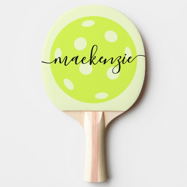 Pickleball Personlig Namn Pingisracket (Framsidan)