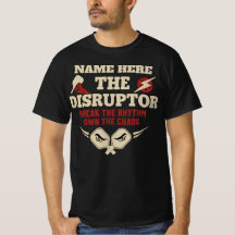 Pickleball Personlig Namn The Disruptor T-Shirt