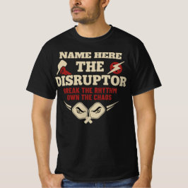 Pickleball Personlig Namn The Disruptor T-Shirt