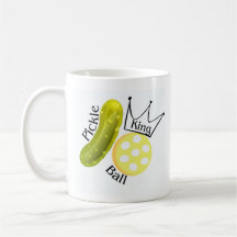 Pickleball Pickle Boll Kung Mugg