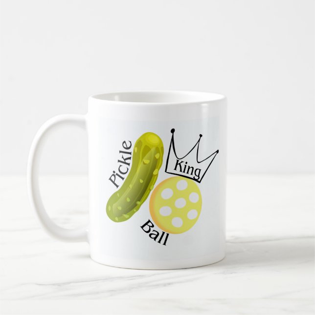Pickleball Pickle Boll Kung Mugg (Vänster)