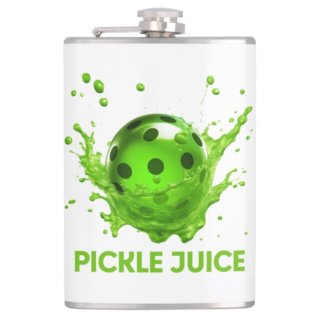 Pickleball ’Pickle Juice’-glas Fickplunta (Framsidan)