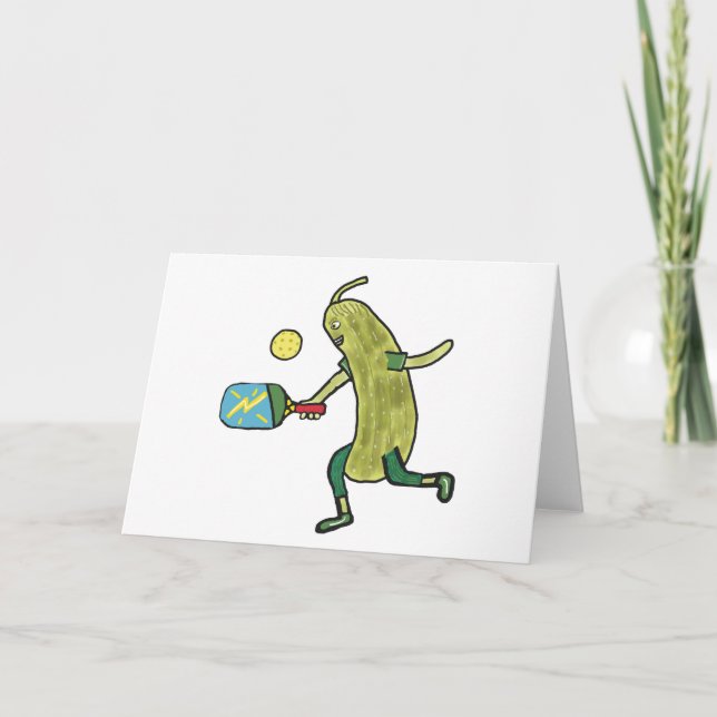Pickleball Pickle Kort (Framsida)