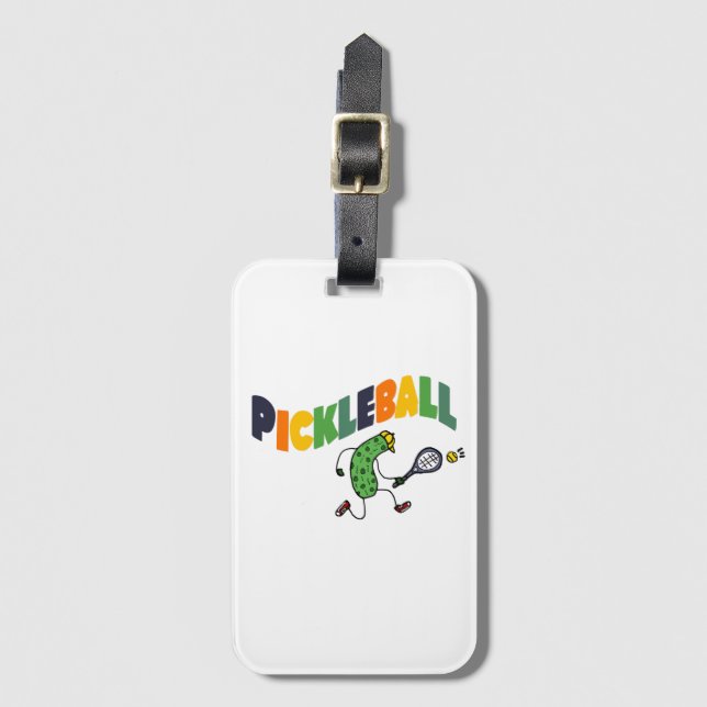Pickleball Pickle-uppspelningspickleball Bagagebricka (Framsida vertikal)