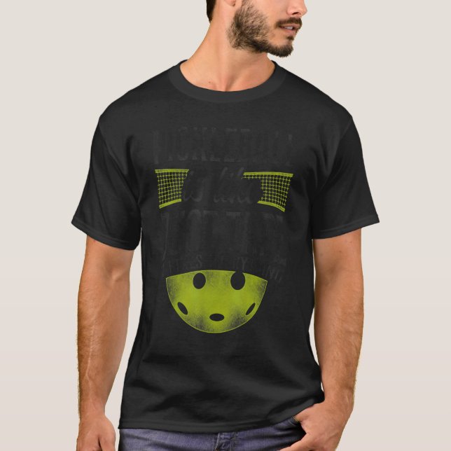 Pickleball Pickleball är som ett rött band som fix T Shirt (Framsida)