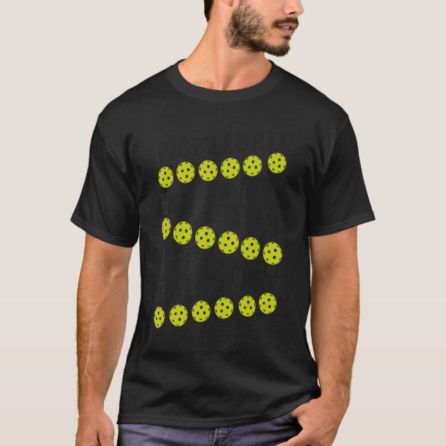 Pickleball Pickleball är som ett rött band som fix T Shirt (Framsida)