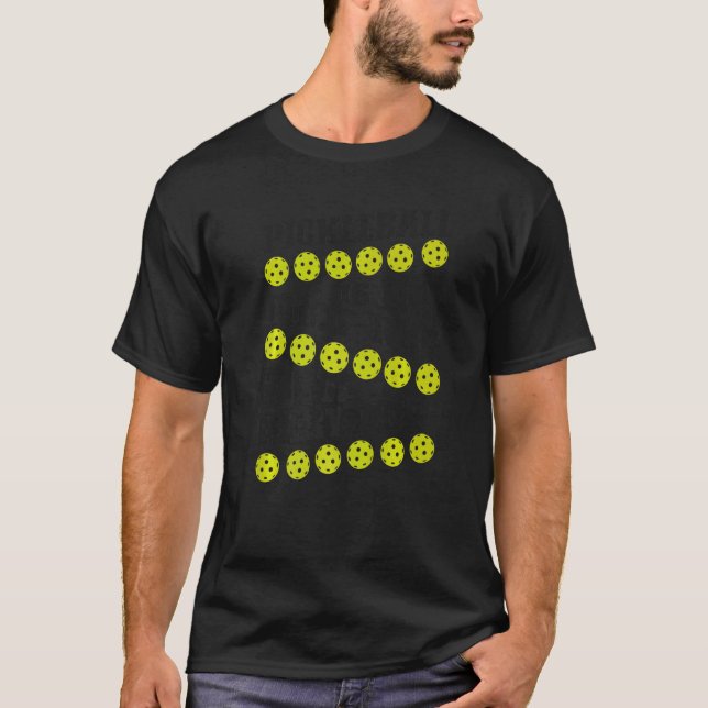 Pickleball Pickleball är som ett rött band som fix T Shirt (Framsida)