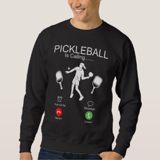 Pickleball Pickleball Is Calling I Must Go Lång Ärmad Tröja