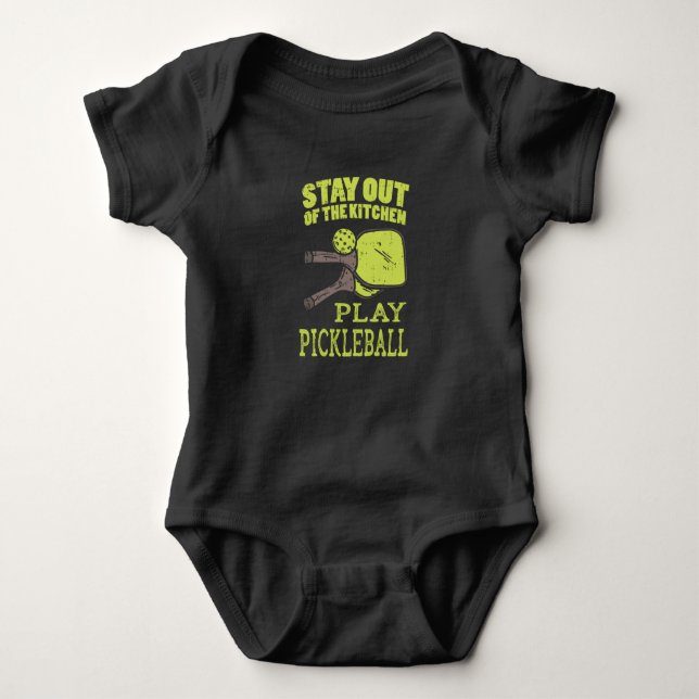 Pickleball Pickleball Paddel T Shirt (Framsida)