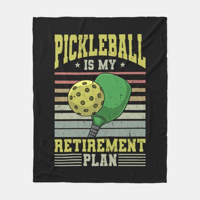 Pickleball - Pickleball Pension Fleecefilt (Framsidan)