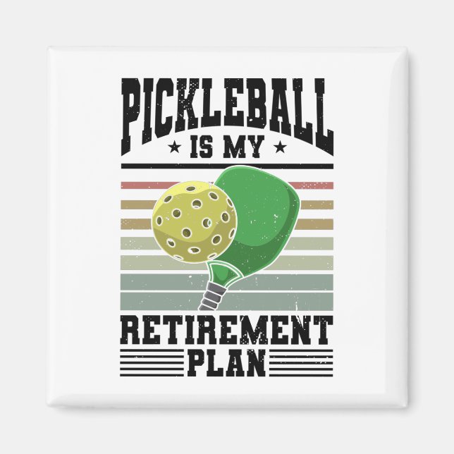 Pickleball - Pickleball Pension Magnet (Framsidan)