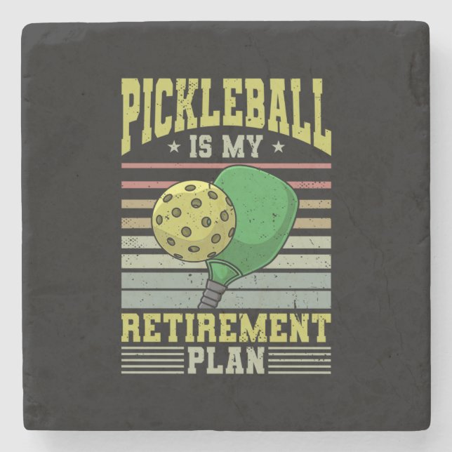 Pickleball - Pickleball Pension Stenunderlägg (Framsidan)