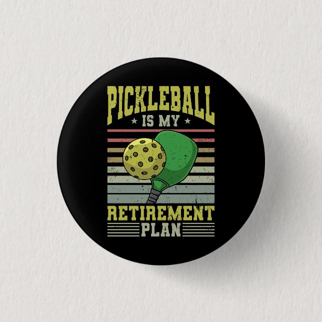 Pickleball - Pickleball Pensionering Knapp (Framsida)