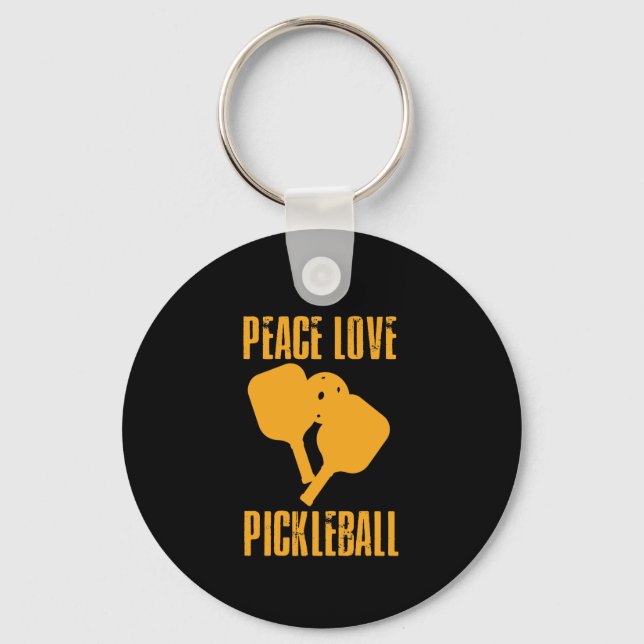 Pickleball Pickleball Player-gåva Nyckelring (Framsida)