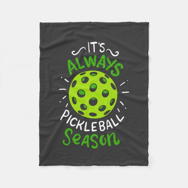 Pickleball - Pickleball-säsong Fleecefilt (Framsidan)