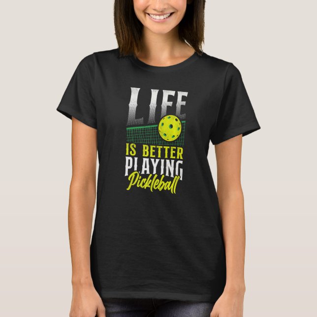 Pickleball Pickleball T Shirt (Framsida)