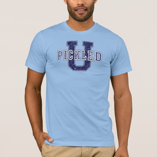 Pickleball "Pickled U"-Manarna T Shirt (Framsida)