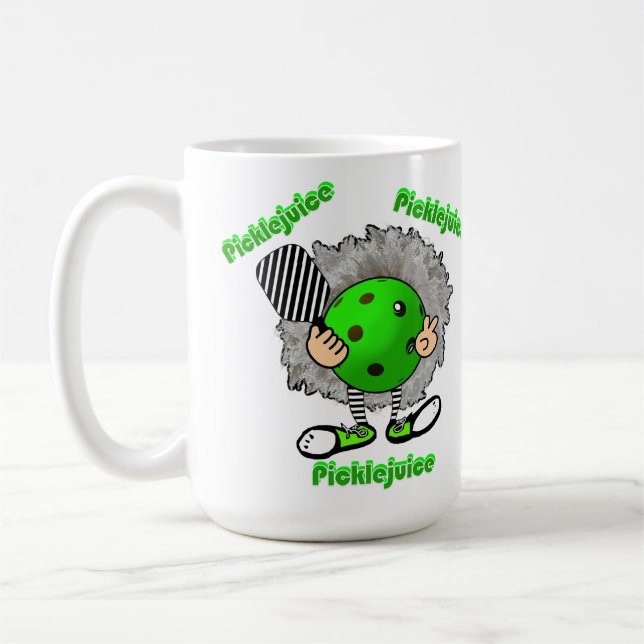 Pickleball Picklejuice Halloween-film inspirerad Kaffemugg (Vänster)