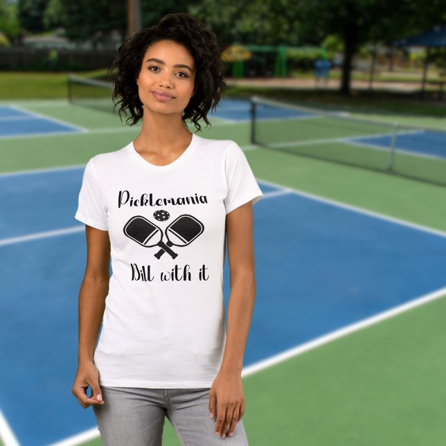 Pickleball Picklemania dill med den roliga puffen T Shirt (Skapare uppladdad)