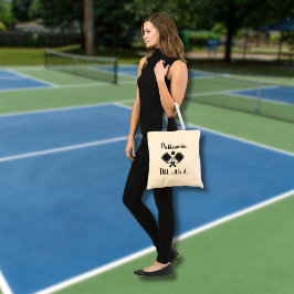 Pickleball Picklemania dill med den roliga puffen Tygkasse