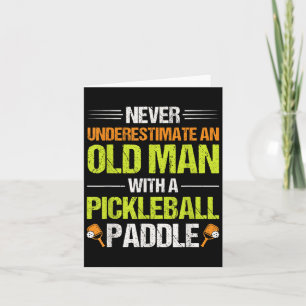 Pickleball Player Citote Funny Pickleball Älskare Kort