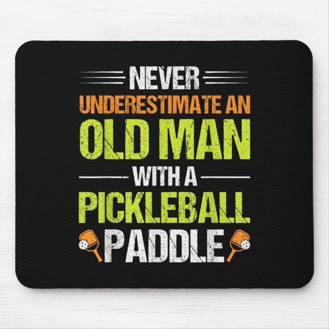 Pickleball Player Citote Funny Pickleball Älskare  Musmatta (Framsidan)