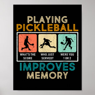 Pickleball Player Citote Funny Pickleball Älskare Poster
