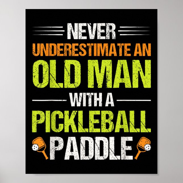 Pickleball Player Citote Funny Pickleball Älskare  Poster (Framsidan)