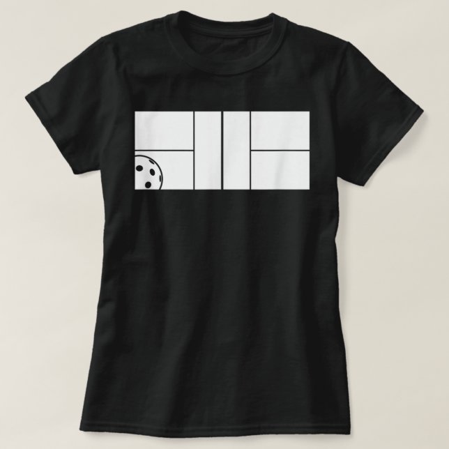 Pickleball Player Court For Men Women Funny Gift 1 T Shirt (Design framsida)