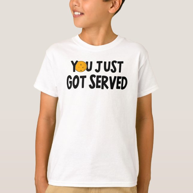 Pickleball Player Hobby Pickleball Satt Funny T Shirt (Framsida)