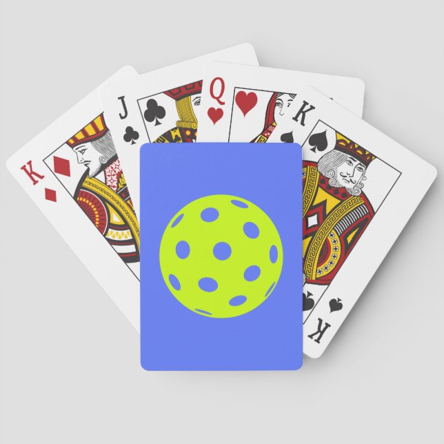 Pickleball Player-kort Casinokort (Baksidan)