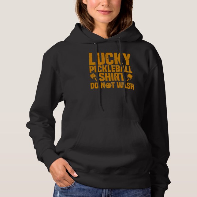 Pickleball Player Lucky Pickleball T Shirt (Framsida)