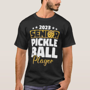 Pickleball Player Paddles Senior Pickleball Player T Shirt