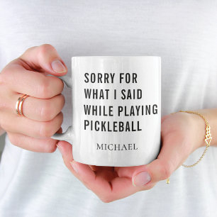 Pickleball Player Personlig Coffee Mugg