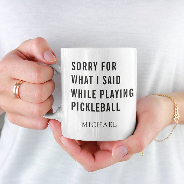 Pickleball Player Personlig Coffee Mugg (Skapare uppladdad)