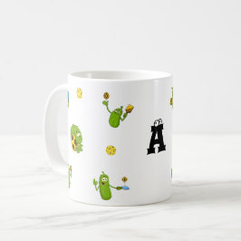 Pickleball Player Personlig Namn Funny Kaffemugg