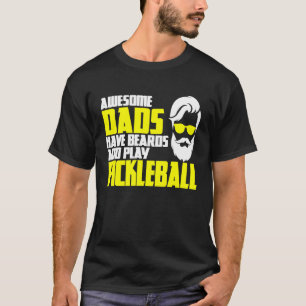Pickleball Player-sparare som säljer Fars dag Pick T Shirt