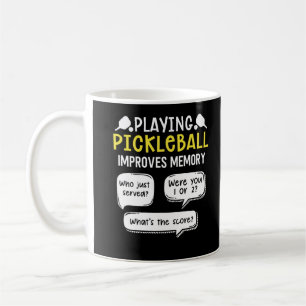 Pickleball Player-spelare Kaffemugg