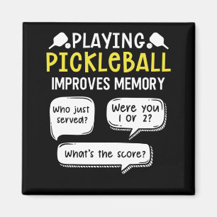 Pickleball Player-spelare Magnet