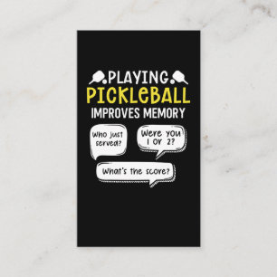 Pickleball Player-spelare Visitkort